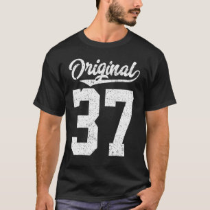 T-shirt Style original Vintage Of It's My 37th Birthday