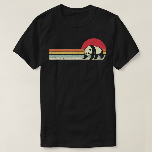 T-shirt Style Panda Retro (Design devant)