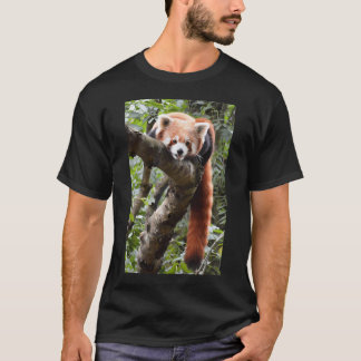 T-shirt Style Panda Rouge Chaleur