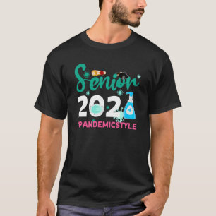 T-shirt Style pandémique senior 2021, Drôle cadeau de di