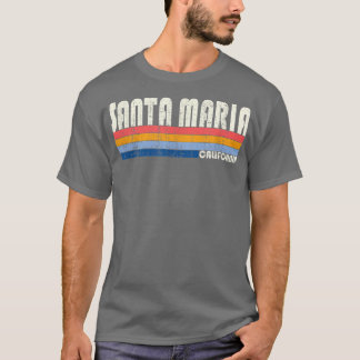 T-shirt Style Père Noël Maria, CA les années 70 80s Vintag