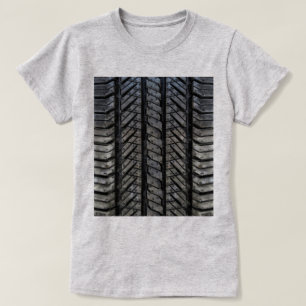 T-shirt Style Pneus en caoutchouc Texture automobile