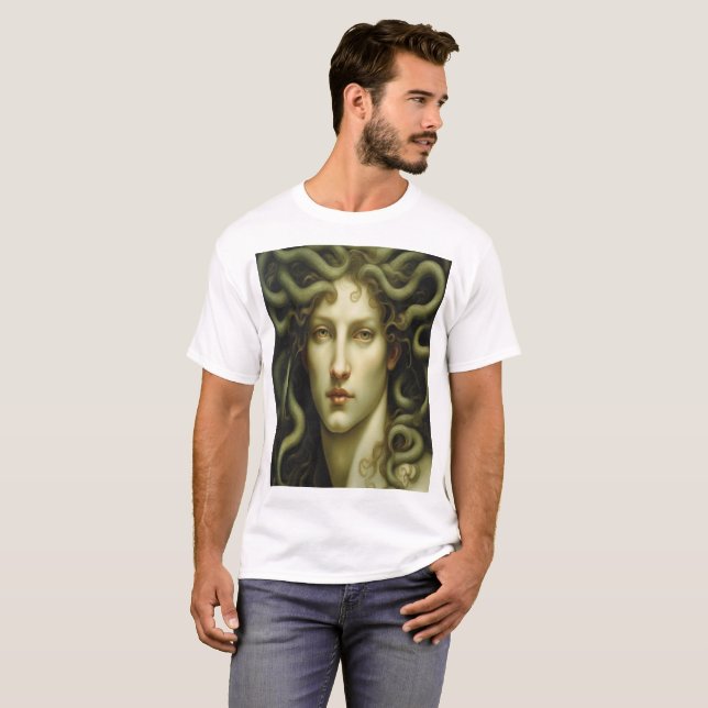 T-shirt Style Renaissance de la Médusa (Devant entier)