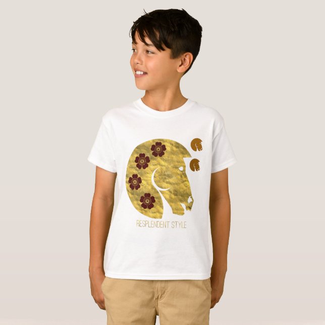 T-shirt style resplendissant (Devant entier)