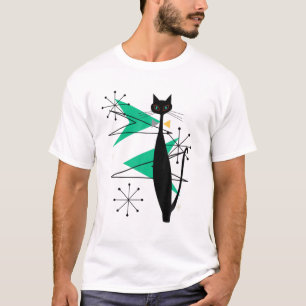 T-shirt Style Rétro Atomique époque du milieu du siècle