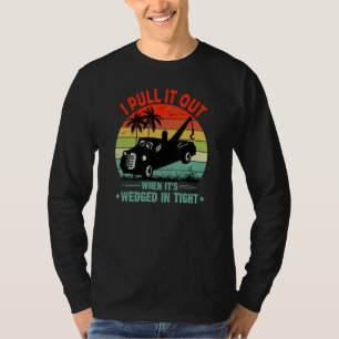 T-shirt Style Rétro Chameau Remorquage Humour Adulte pour