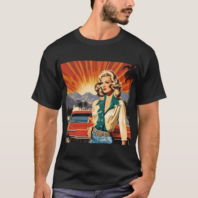 T-shirt Style rétro classique (Devant)