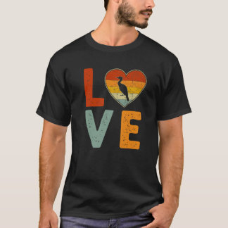 T-shirt Style Rétro Cormorants Vintages Graphisme mignon V