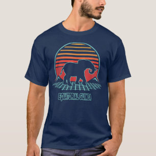 T-shirt Style rétro Guinée équatoriale des années 80