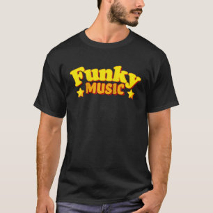 T-shirt Style rétro Musique funky Danse Vintage des années
