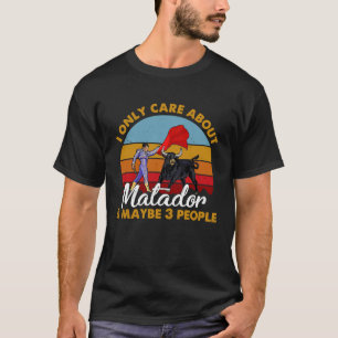 T-shirt Style Rétro Sunset Matador Bullfighter