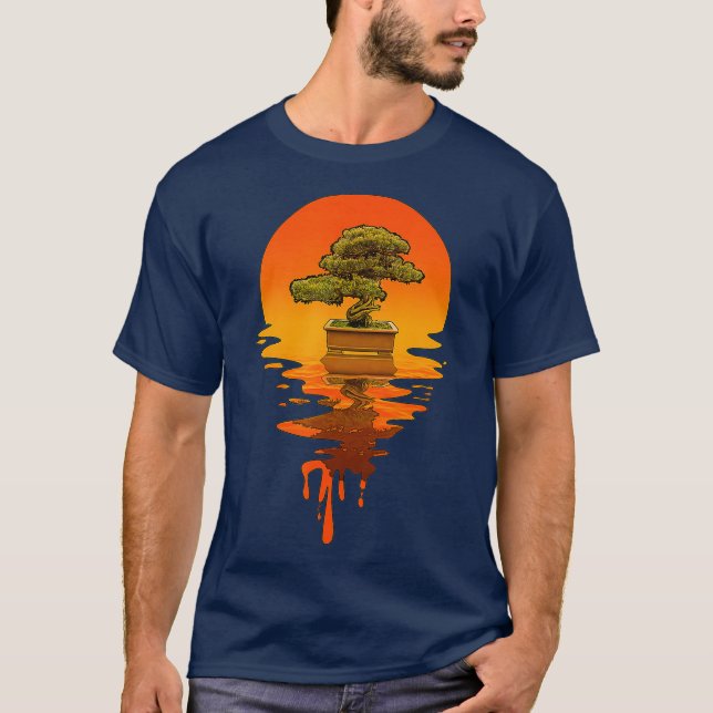 T-shirt Style rétro vintage Bonsai (Devant)