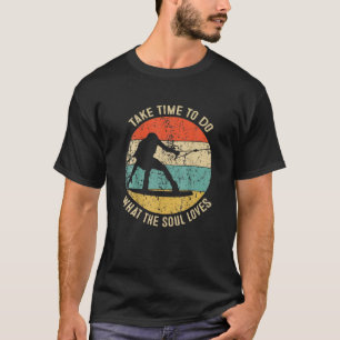 T-shirt Style rétro Wakeboard Idées Wakeboard Vintage
