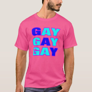 T-shirt Style Swag Gay. Soyez fiers !