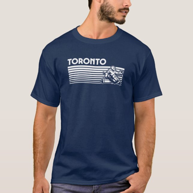T-shirt Style Throwback rétro de hockey de Toronto (Devant)