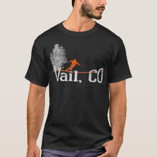 T-shirt Style Vail CO ski Vintage des années 1980