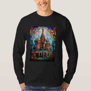 T-shirt Style verre tendu Cathédrale St Basils