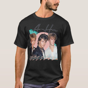 T-shirt Style vintage 80s AHa Design 1