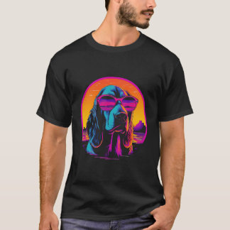 T-shirt Style Vintage à thème chien