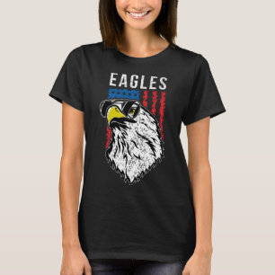 T-shirt Style vintage Aigles lunettes de soleil volantes F