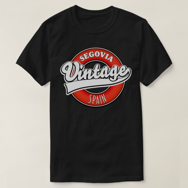 T-shirt Style vintage de Ségovie (Design devant)
