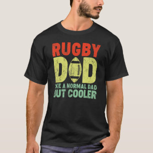 T-shirt Style vintage Frapper De Rugby Comme Un Papa Norma