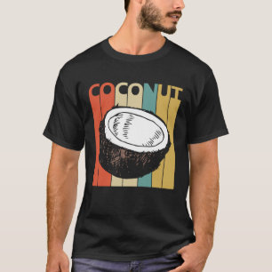 T-shirt Style vintage Fruits de noix de coco