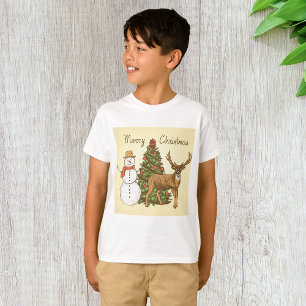 T-shirt Style vintage Joyeux Noël