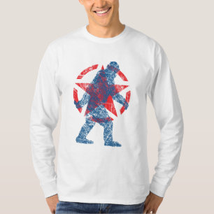 T-shirt Style Vintage Sasquatch Stylo Star