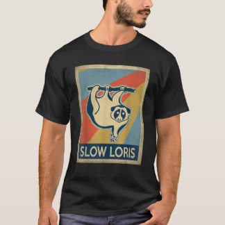 T-shirt Style vintage Slow Loris T Shirt