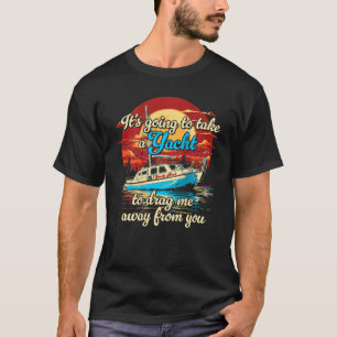 T-shirt Style vintage sur le dos Yacht Rock Party Bateau D