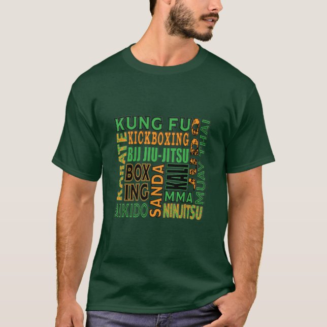 T-shirt Styles des arts martiaux (Devant)