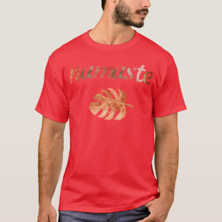 T-shirt stylish namaste quote family