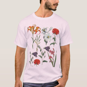 T-SHIRT STYLISH RETRO FLORAL