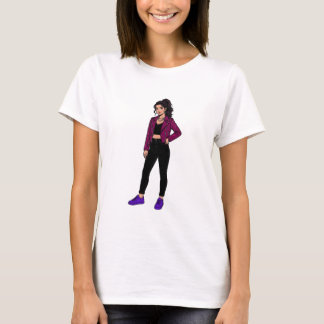T-shirt Stylish Urban Girl Fashion Graphic Tee