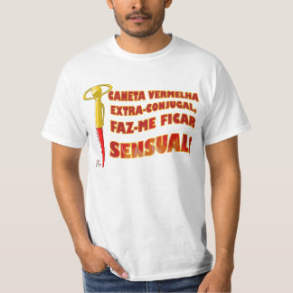 T-shirt Stylo à bille Rouge Hors mariage