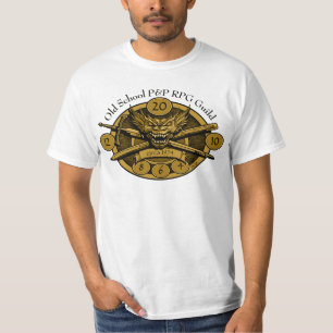 T-shirt Stylo de vieille école et guilde de papier de RPG