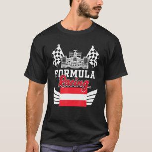 T-shirt Styrian Auto Race Autriche Drapeau Formula Racing 