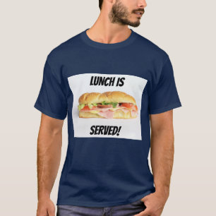 T-shirt Sub Sandwich Jambon et Fromage Délicieux