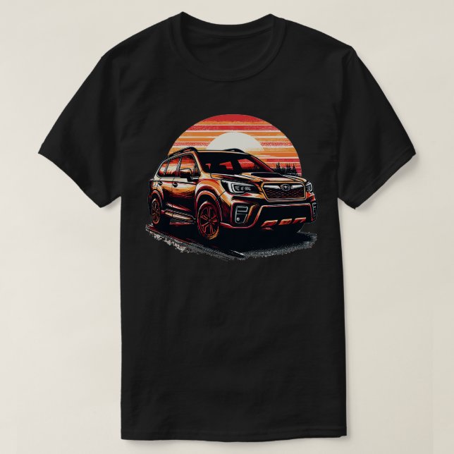 T-shirt Subaru Forester 7 (Design devant)