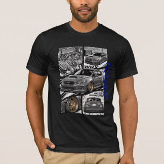 T-shirt Subaru WRX JDM Manga Comic Panel