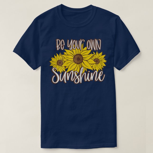 T-shirt Sublimation de tournesol pour femmesSoyez Sunshine (Design devant)