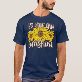 T-shirt Sublimation de tournesol pour femmesSoyez Sunshine