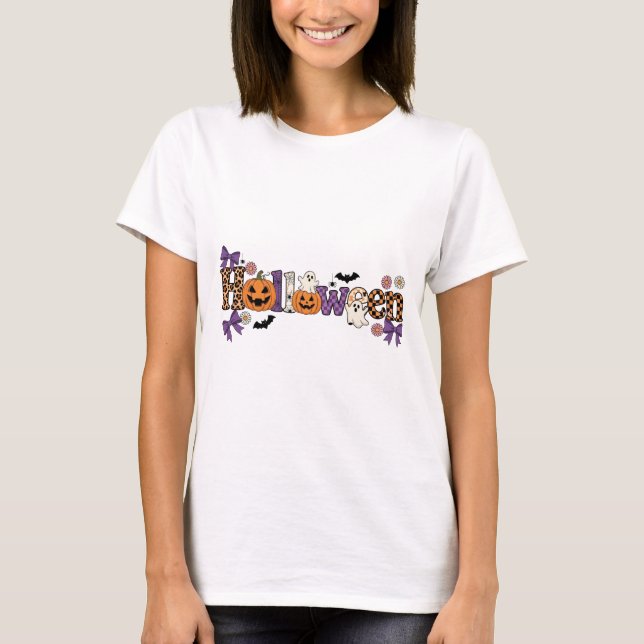 T-shirt Sublimation d'Halloween (Devant)