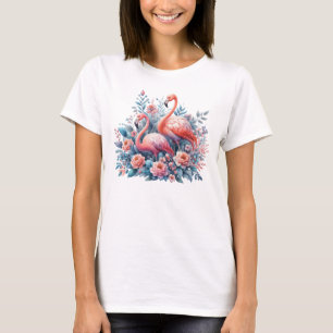 T-shirt Sublimation Flamant rose