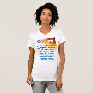 T-shirt Substance interne d'une couleur externe