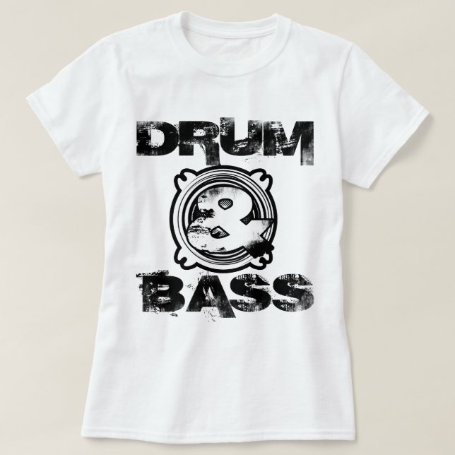 T-shirt Subwoofer de tambour et de basse (Design devant)
