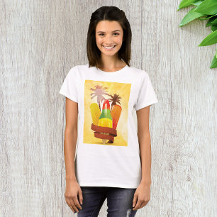 T-shirt Sucette Tropicale d'Été et Palmiers