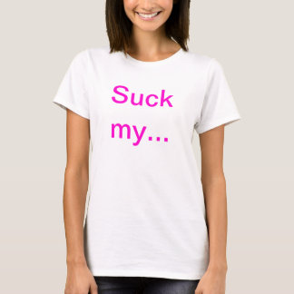 T-shirt Sucez mon gros orteil !