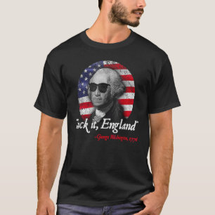T-shirt Suck-It England 4 juillet George Washington 177